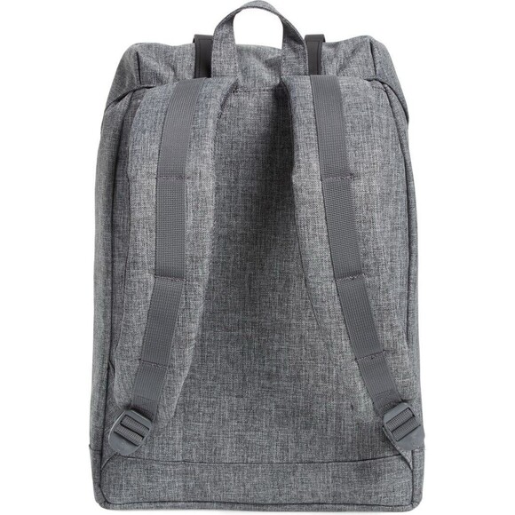 Herschel Supply Co. Retreat Backpack Gray Black Raven CrossHatch New - Picture 2 of 8
